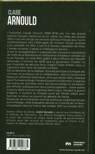 Produktbild: Claude Arnould : industriel, r&eacute;sistant, homme d'influence, espion