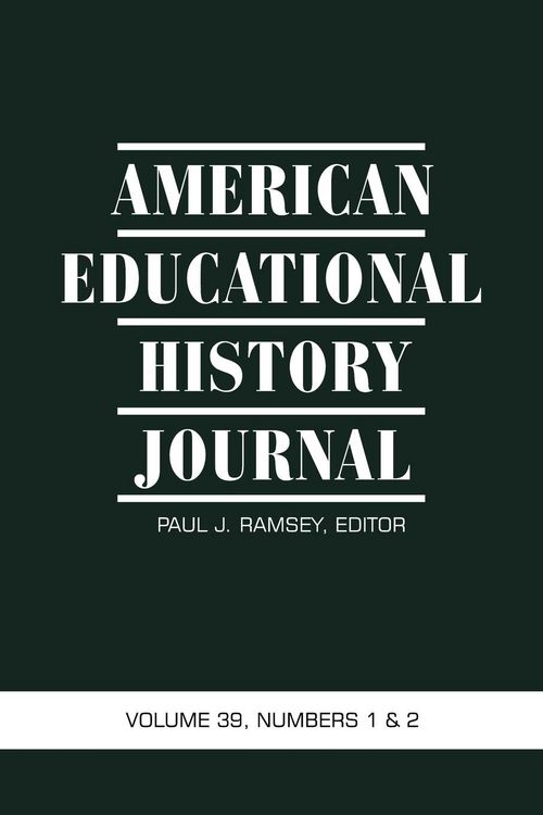Produktbild: American Educational History Journal Volume 39, Numbers 1&2