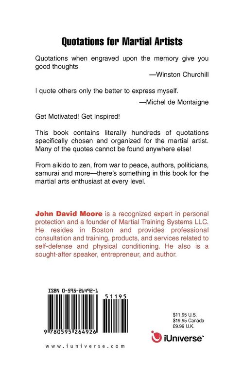 Produktbild: Quotations for Martial Artists