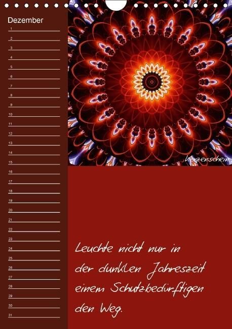 Produktbild: Mandala - Spiegel der Seele / immerw&auml;hrender Geburtstagskalender (Wandkalender immerw&auml;hrend DIN A4 hoch)