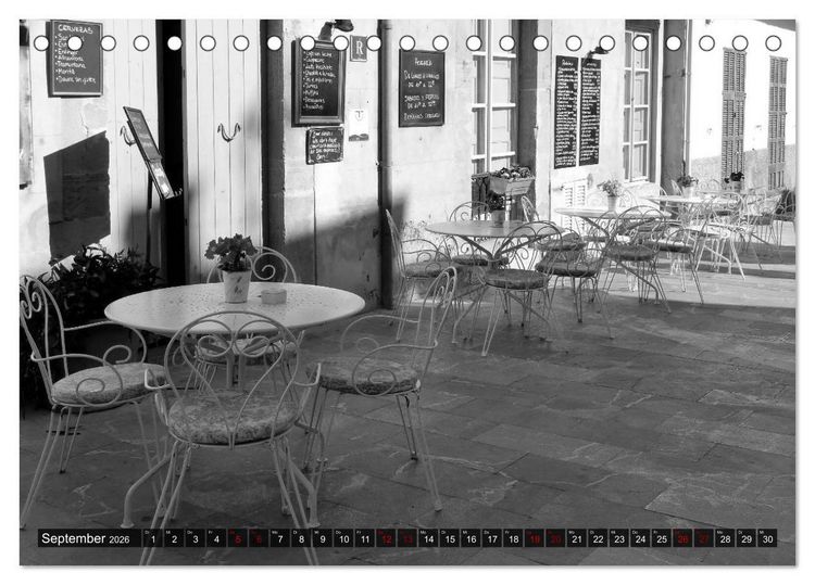 Produktbild: Mallorca monochrom (Tischkalender 2026 DIN A5 quer), CALVENDO Monatskalender