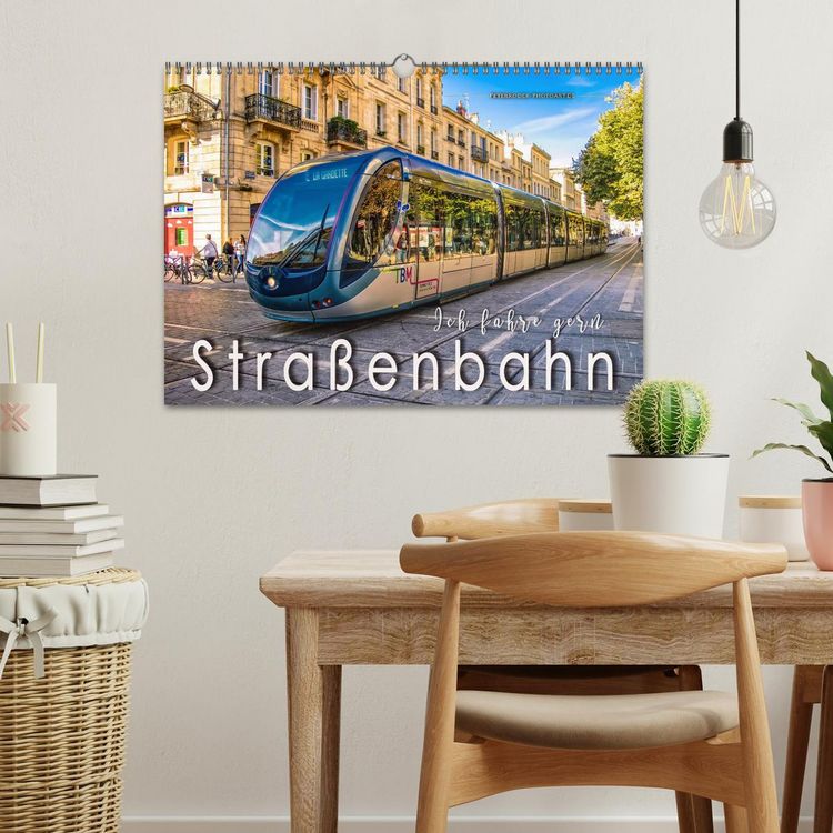 Produktbild: Ich fahre gern Stra&szlig;enbahn (Wandkalender 2026 DIN A3 quer), CALVENDO Monatskalender