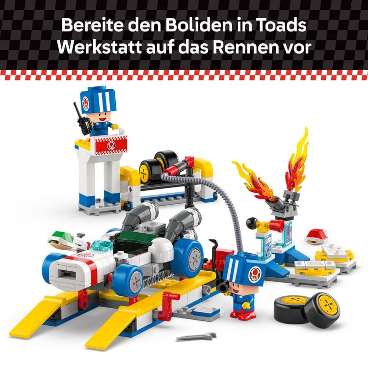 Produktbild: LEGO Super Mario: Mario Kart &ndash; Toads Werkstatt, Nintendo Spielzeug 72035