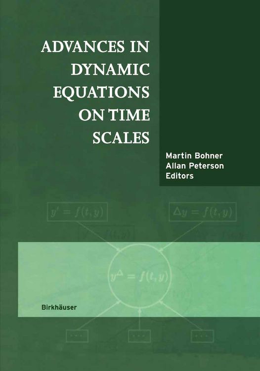 Produktbild: Advances in Dynamic Equations on Time Scales