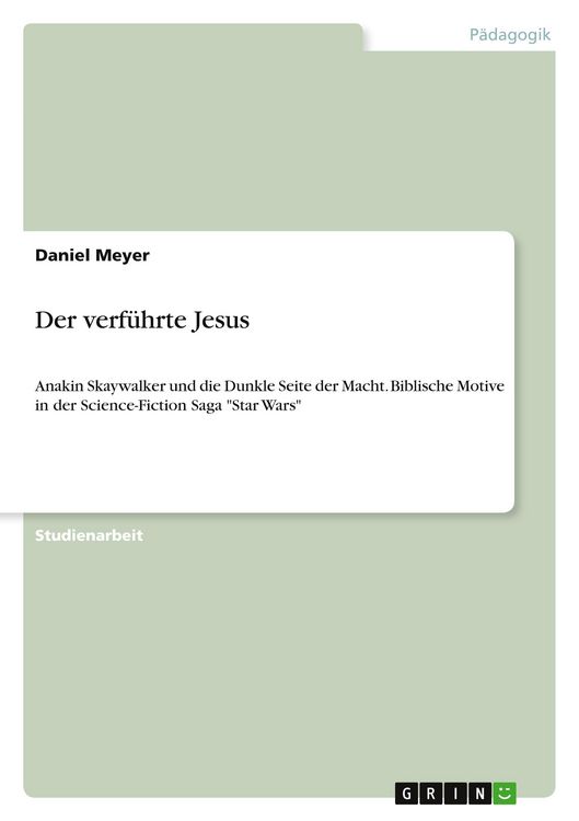 Produktbild: Der verf&uuml;hrte Jesus