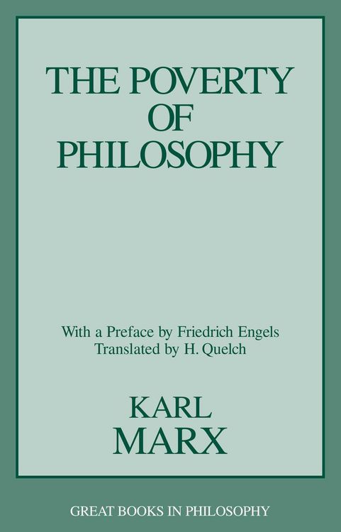 Produktbild: The Poverty of Philosophy