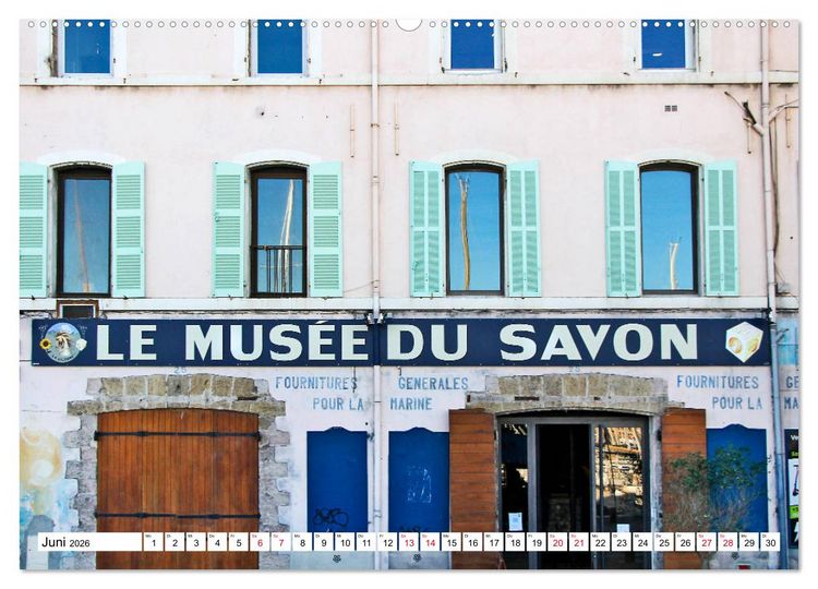 Produktbild: Marseille vom Frankfurter Taxifahrer Petrus Bodenstaff (hochwertiger Premium Wandkalender 2026 DIN A2 quer), Kunstdruck in Hochglanz