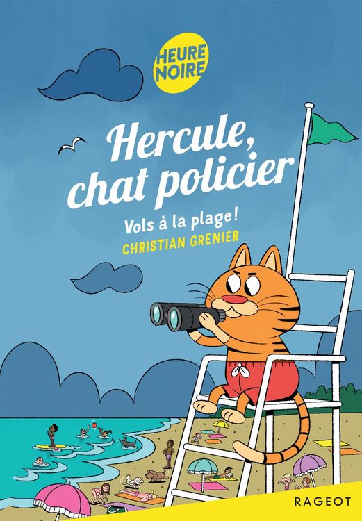 Produktbild: Hercule, chat policier - Tome 13, Vols &agrave; la plage !