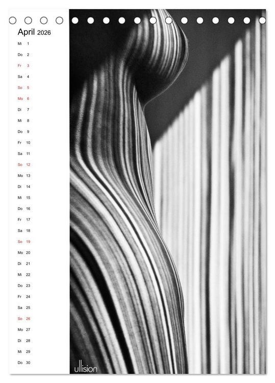 Produktbild: Akt abstrakt (Tischkalender 2026 DIN A5 hoch), CALVENDO Monatskalender