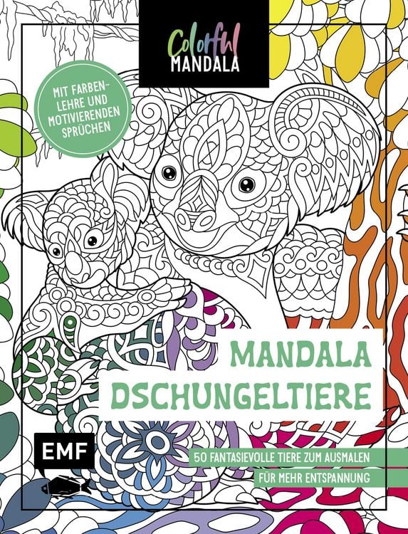 Produktbild: Colorful Mandala &ndash; Mandala &ndash; Dschungeltiere