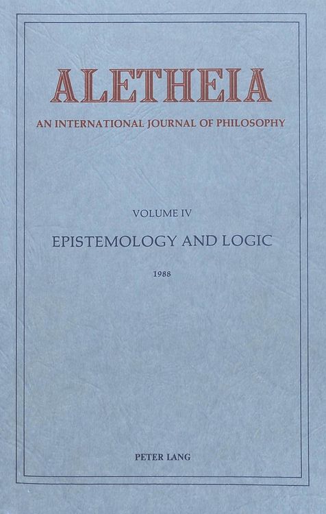 Produktbild: Aletheia: An International Yearbook of Philosophy