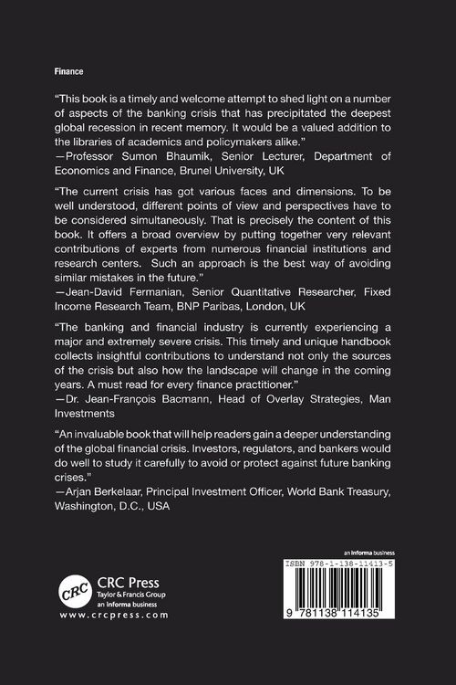 Produktbild: The Banking Crisis Handbook
