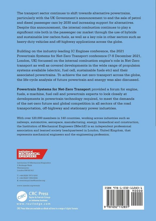 Produktbild: Powertrain Systems for Net-Zero Transport