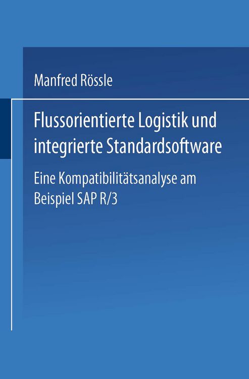 Produktbild: Flussorientierte Logistik und integrierte Standardsoftware