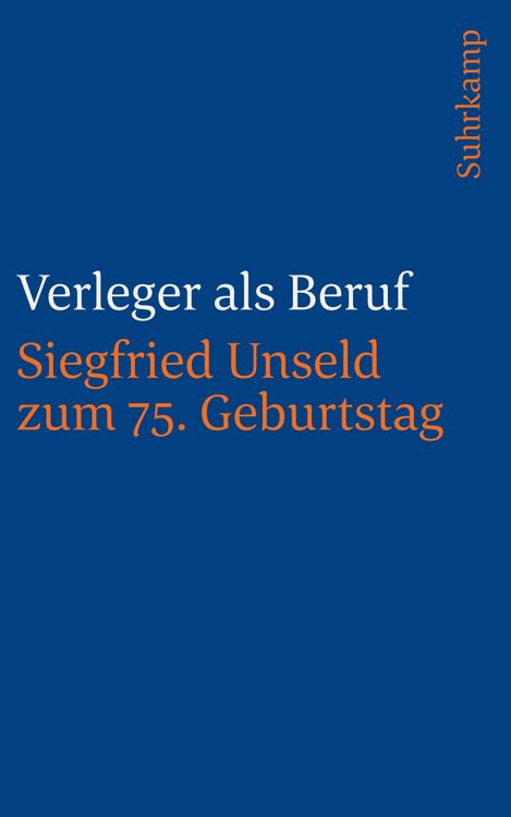 Produktbild: Verleger als Beruf