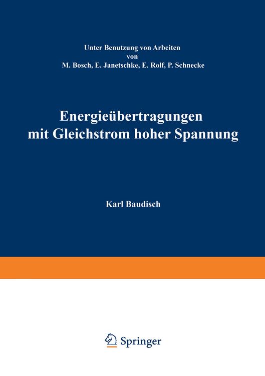 Produktbild: Energie&uuml;bertragung mit Gleichstrom hoher Spannung