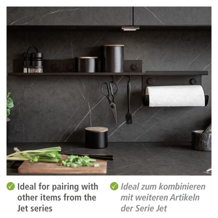 Produktbild: Rollenhalter Mod. Jet, aus pulverbeschichtetem Metall