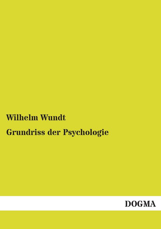 Produktbild: Grundriss der Psychologie