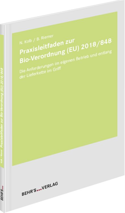 Produktbild: Praxisleitfaden zur Bio-Verordnung (EU) 2018/848