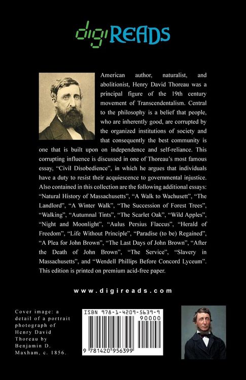 Produktbild: Civil Disobedience and Other Essays