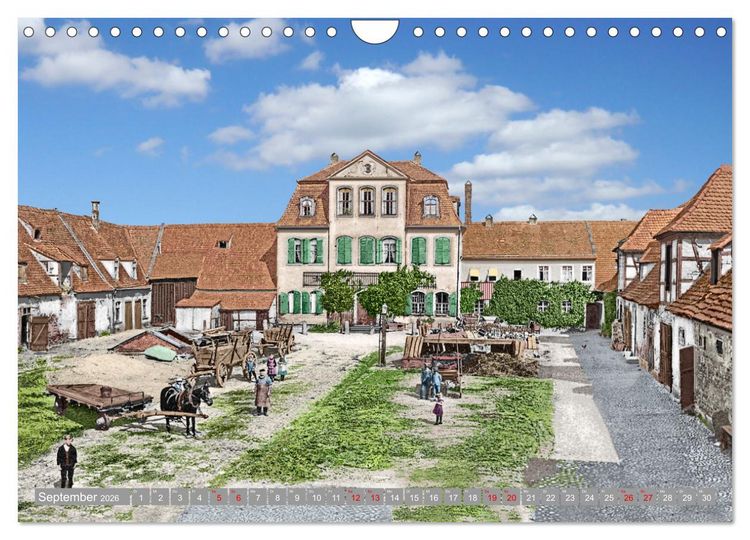 Produktbild: Leipzig zur Kaiserzeit in Farbe (Wandkalender 2026 DIN A4 quer), CALVENDO Monatskalender