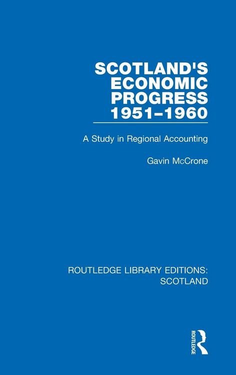 Produktbild: Scotland's Economic Progress 1951-1960