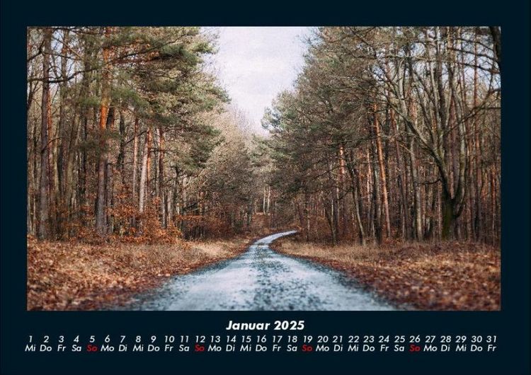 Produktbild: Naturlandschaften 2025 Fotokalender DIN A4