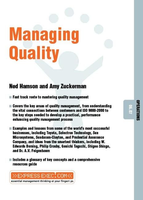 Produktbild: Managing Quality