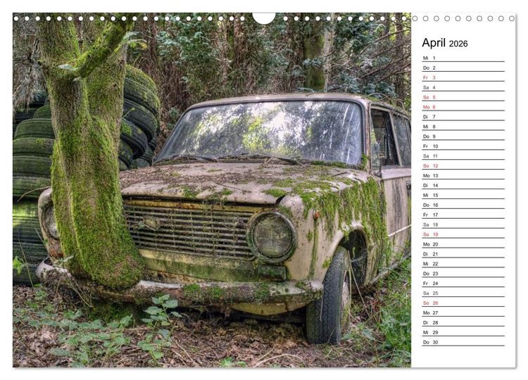 Produktbild: Rostlauben - vergessene Klassiker (Wandkalender 2026 DIN A3 quer), CALVENDO Monatskalender