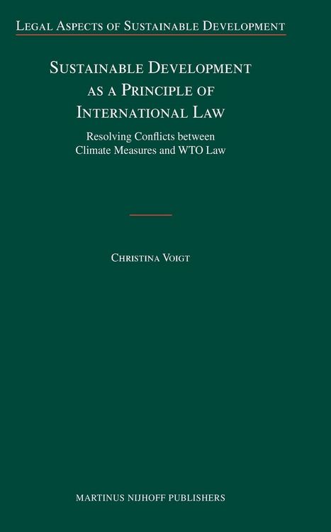 Produktbild: Sustainable Development as a Principle of International Law