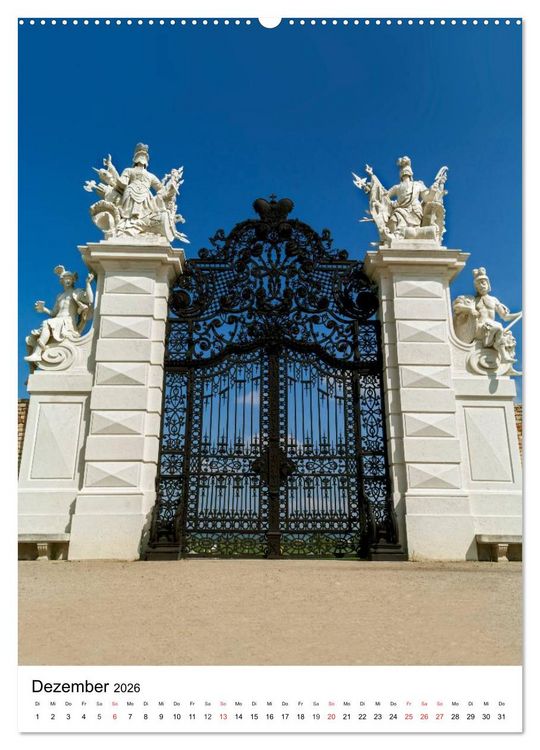 Produktbild: Schloss Hof &ndash; Die Perle unter den Marchfeldschl&ouml;ssern (Wandkalender 2026 DIN A2 hoch), CALVENDO Monatskalender
