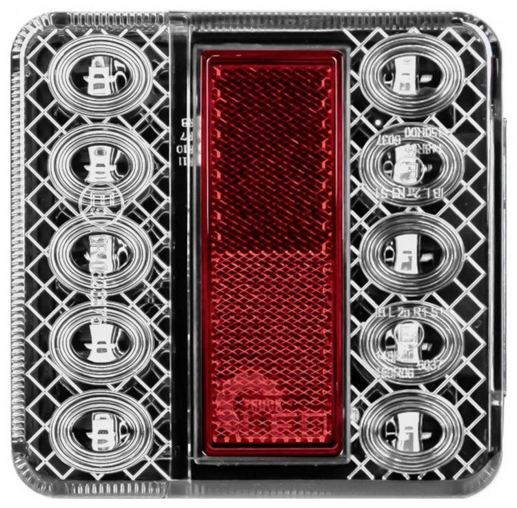 Produktbild: SecoR&uuml;t Anh&auml;nger-R&uuml;ckleuchte Offene Kabelenden hinten 12 V/DC Transparent