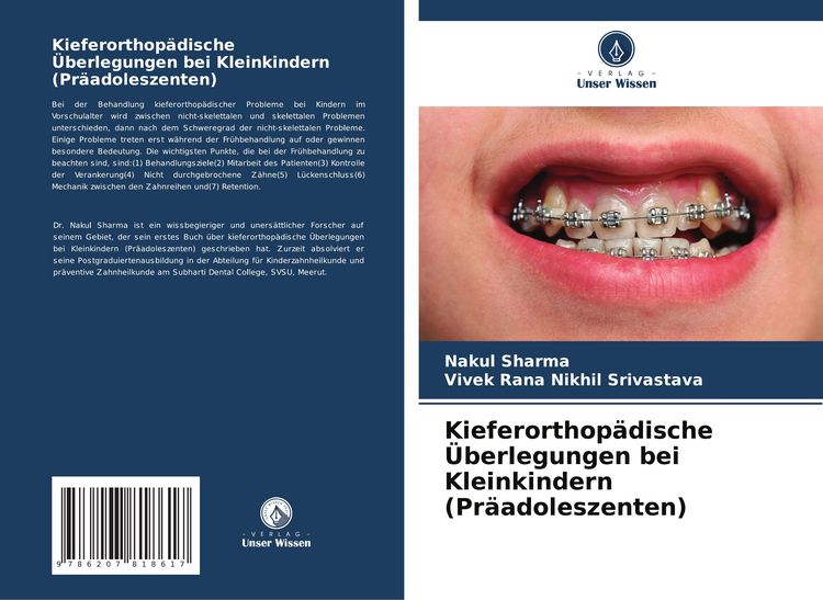 Produktbild: Kieferorthop&auml;dische &Uuml;berlegungen bei Kleinkindern (Pr&auml;adoleszenten)