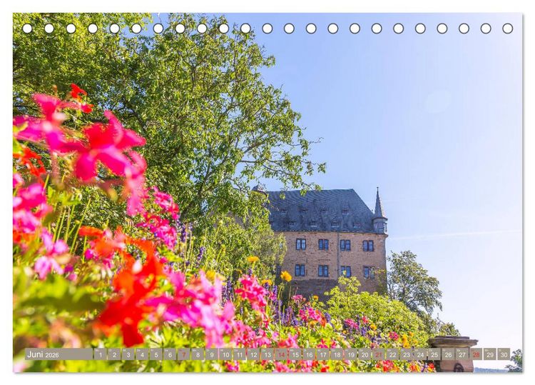 Produktbild: Marburg an der Lahn (Tischkalender 2026 DIN A5 quer), CALVENDO Monatskalender
