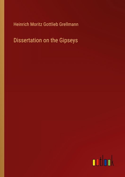Produktbild: Dissertation on the Gipseys
