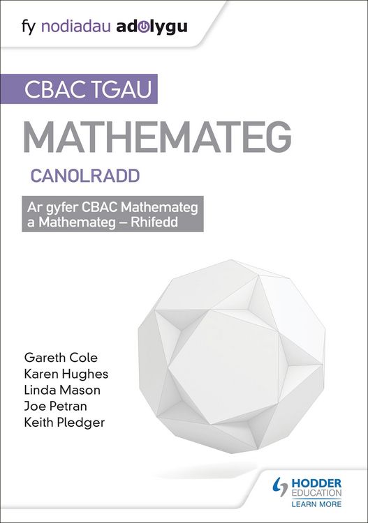 Produktbild: TGAU CBAC Canllaw Adolygu Mathemateg Canolradd