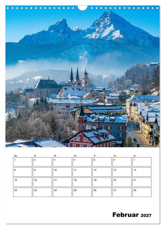 Produktbild: Berchtesgadener Land - Faszination zwischen Watzmann und K&ouml;nigssee (Wandkalender 2027 DIN A3 hoch), CALVENDO Monatskalender