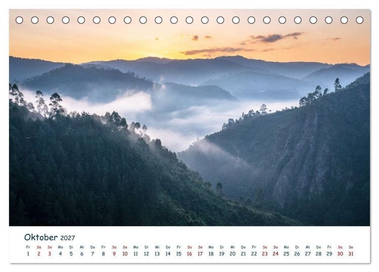Produktbild: Fernweh Uganda - Natursch&ouml;nheit Ostafrikas (Tischkalender 2027 DIN A5 quer), CALVENDO Monatskalender
