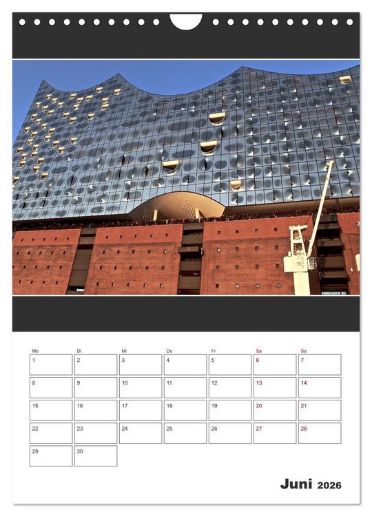 Produktbild: Spitze! Elbphilharmonie Hamburg 2026 (Wandkalender 2026 DIN A4 hoch), CALVENDO Monatskalender
