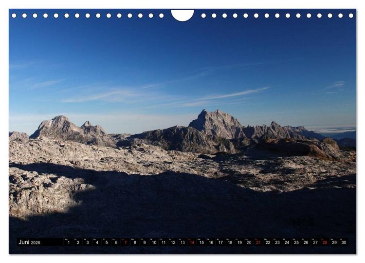 Produktbild: DIE ALPEN - Weitblicke (Wandkalender 2026 DIN A4 quer), CALVENDO Monatskalender