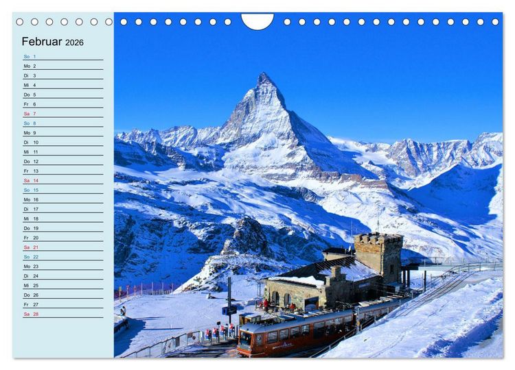 Produktbild: Faszination Horu Fotoimpressionen vom Matterhorn (Wandkalender 2026 DIN A4 quer), CALVENDO Monatskalender