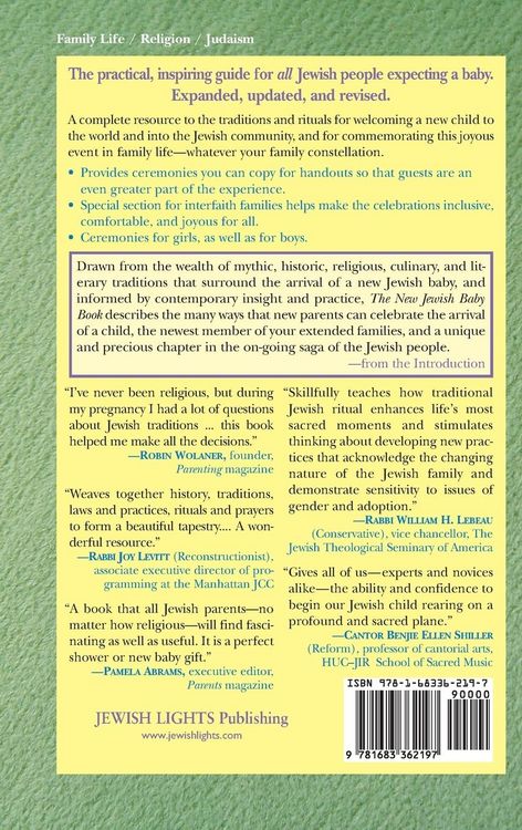 Produktbild: New Jewish Baby Book (2nd Edition)