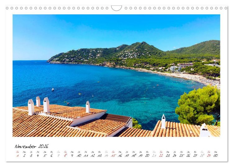 Produktbild: MALLORCA, Meine Balearische Insel (Wandkalender 2026 DIN A3 quer), CALVENDO Monatskalender
