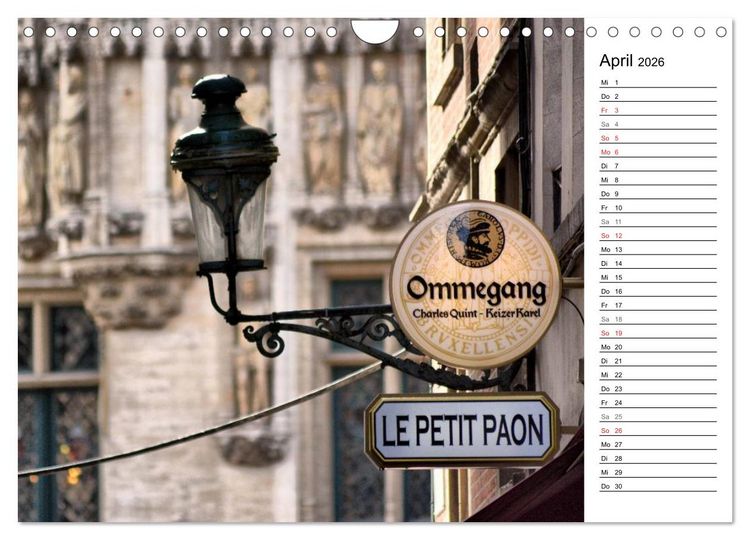 Produktbild: 300mm - Br&uuml;ssel (Wandkalender 2026 DIN A4 quer), CALVENDO Monatskalender