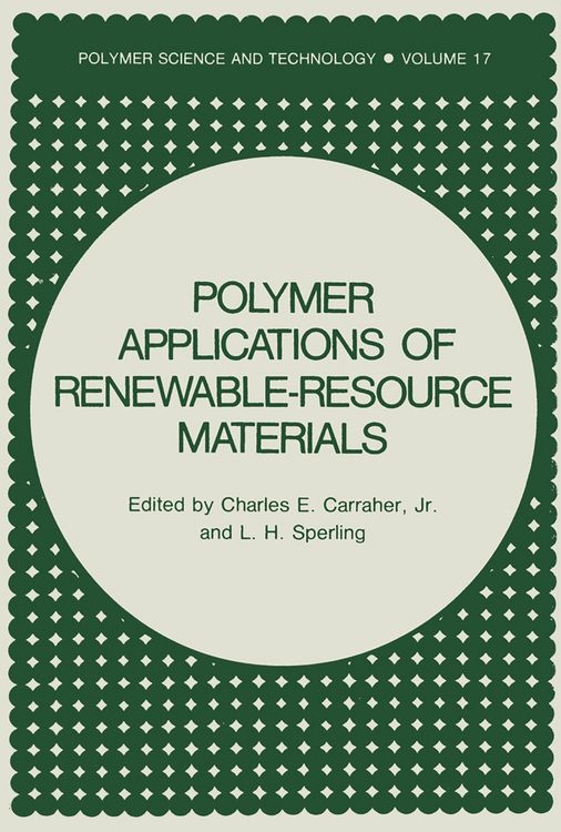 Produktbild: Polymer Applications of Renewable-Resource Materials