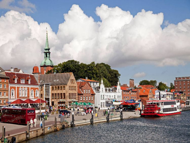 Produktbild: CALVENDO Puzzle Kappeln und die Schlei | 1000 Teile Lege-Gr&ouml;&szlig;e 64x48cm Foto-Puzzle f&uuml;r gl&uuml;ckliche Stunden