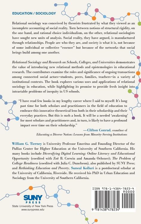 Produktbild: Relational Sociology and Research on Schools, Colleges, and Universities