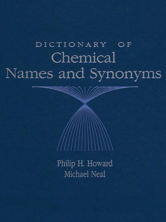 Produktbild: Dictionary of Chemical Names and Synonyms