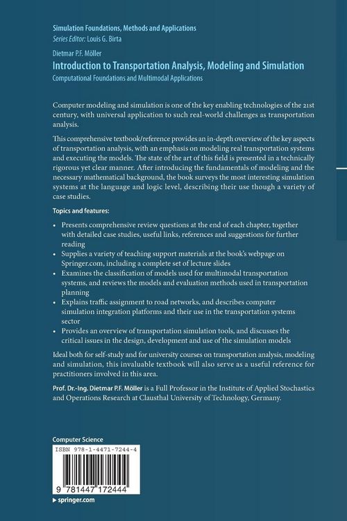 Produktbild: Introduction to Transportation Analysis, Modeling and Simulation