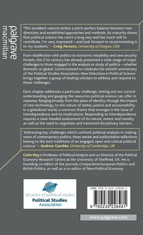 Produktbild: New Directions in Political Science